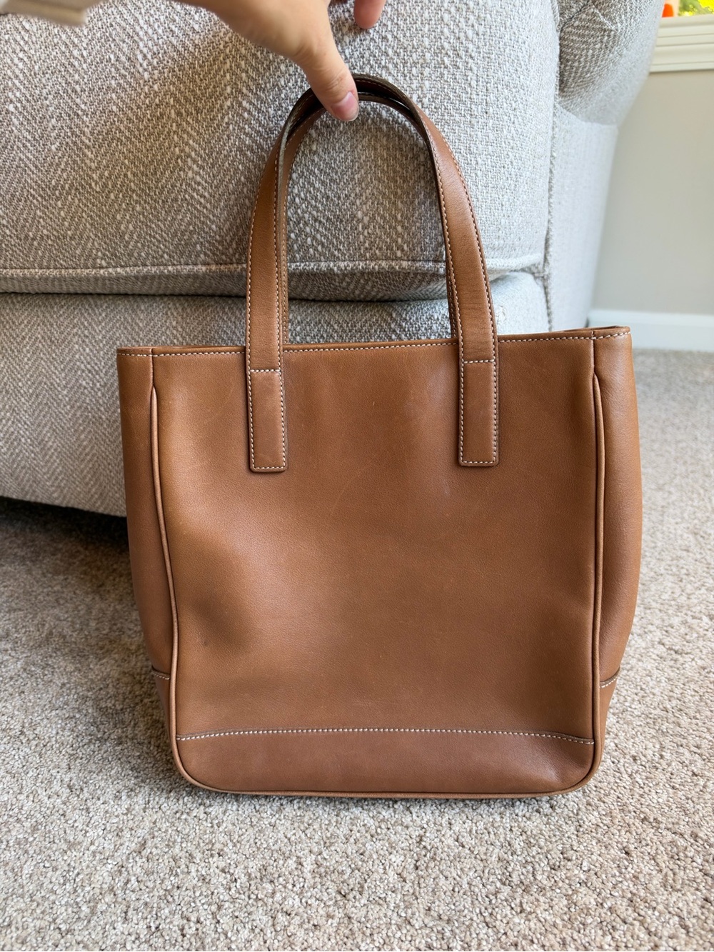 Vintage 2002 Coach Hamptons Leather Lunch Tote #7787